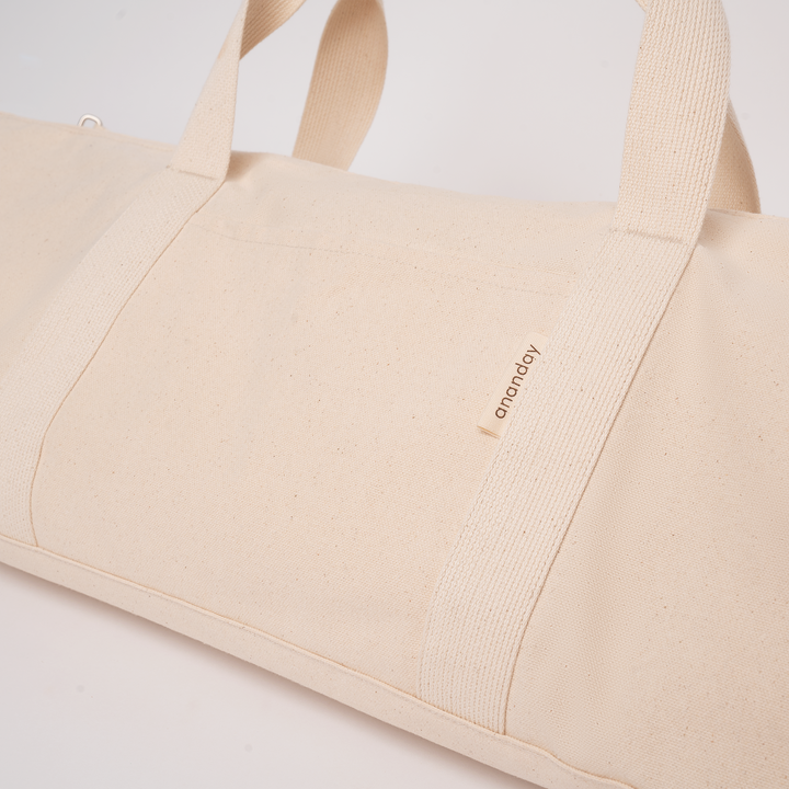 Canvas Yoga Bag in Natural