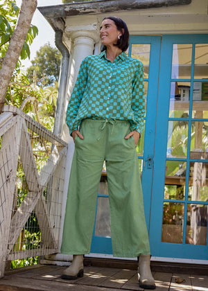 Shore Pant - Watercress Twill