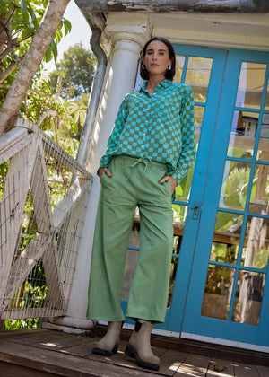 Shore Pant - Watercress Twill