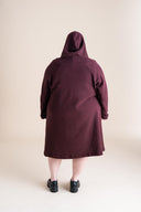 Atlas Cardigan in Wine