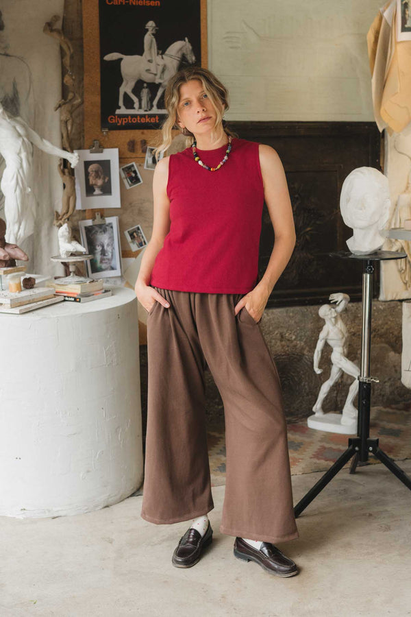Cleo Tank in Madder