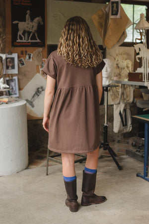 Porch Dress (Updated) in Umber