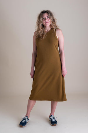 Serena Dress in Almond