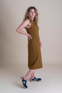 Serena Dress in Almond