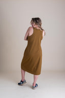 Serena Dress in Almond