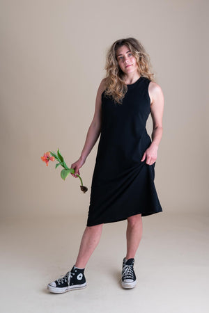 Serena Dress in Licorice