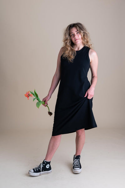 Serena Dress in Licorice