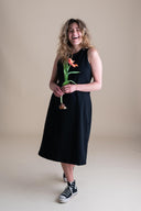 Serena Dress in Licorice