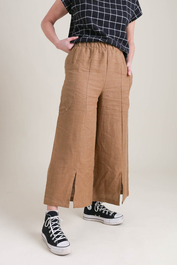 Zero Waste Pants in Ginger
