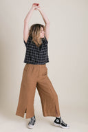 Zero Waste Pants in Ginger