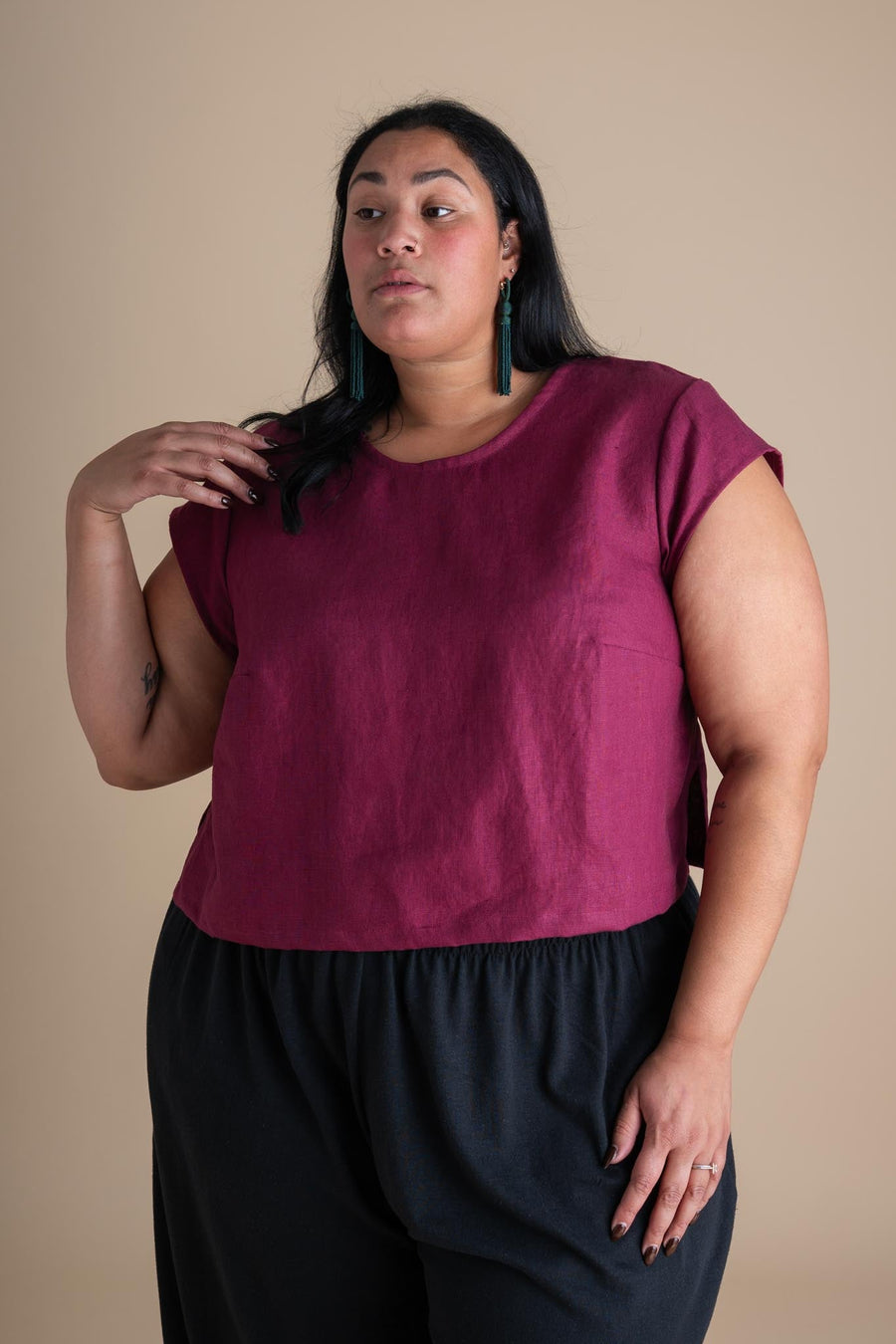 Painter Top (Updated) in Orchid