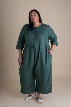 Ranch Jumpsuit in Spruce