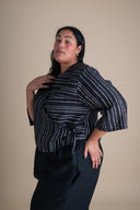 Artemis Top in Radio Stripe