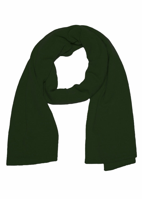 Bedford Recycled Cashmere Wrap Scarf - Dark Olive