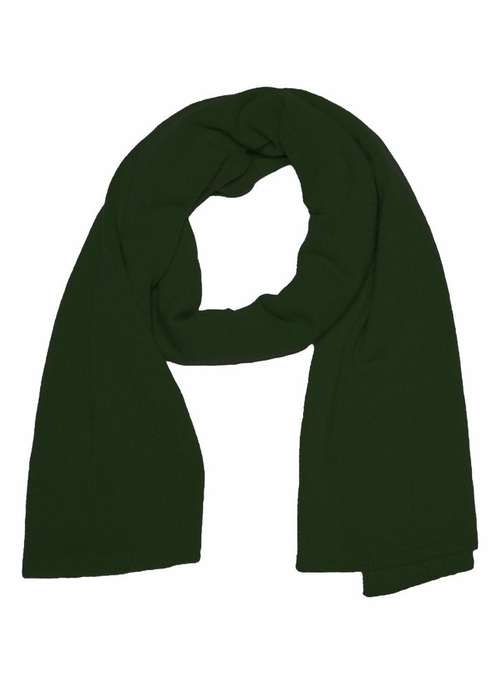Bedford Recycled Cashmere Wrap Scarf - Dark Olive