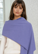 Bedford Recycled Cashmere Wrap Scarf - Violet