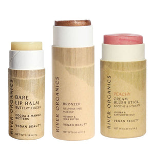 Lip + Highlighter + Blush Set