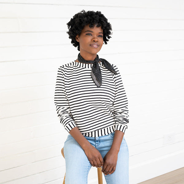 Arva Stripe Sweatshirt