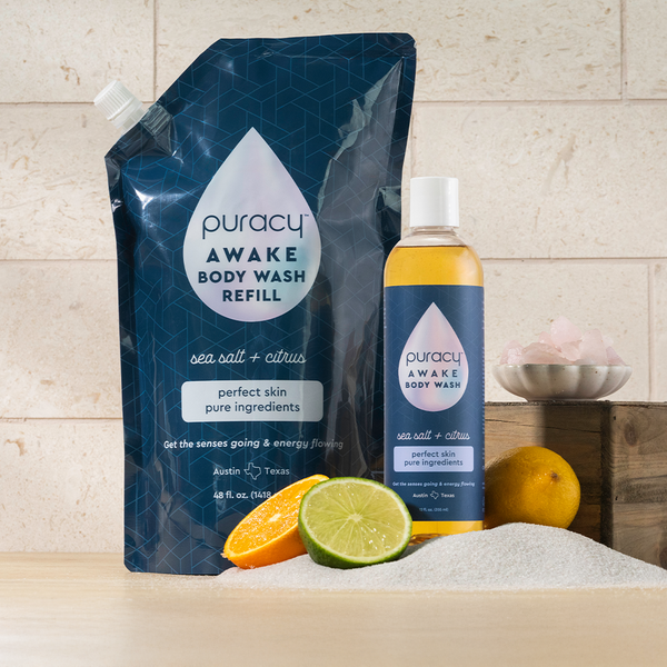 Puracy Natural Body Wash - Acidified, PH Balanced