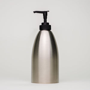 Stainless Steel Keeper Bottle | 16 oz | with Black Pump