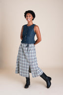 Katherine Vest (Updated) in Cone Denim