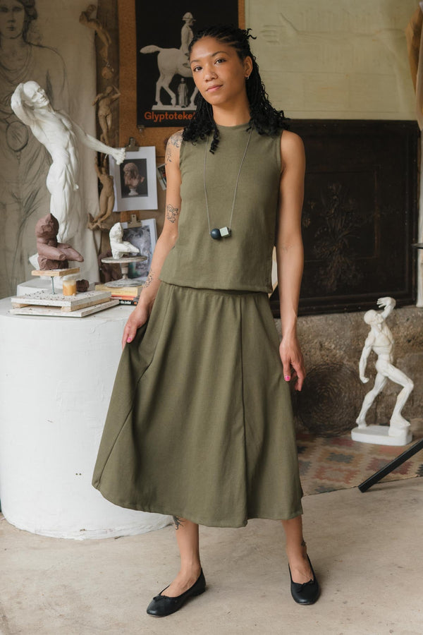 Muse Skirt in Patina
