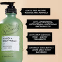 Natural Hand + Body Wash with Lemongrass - Travel Size
