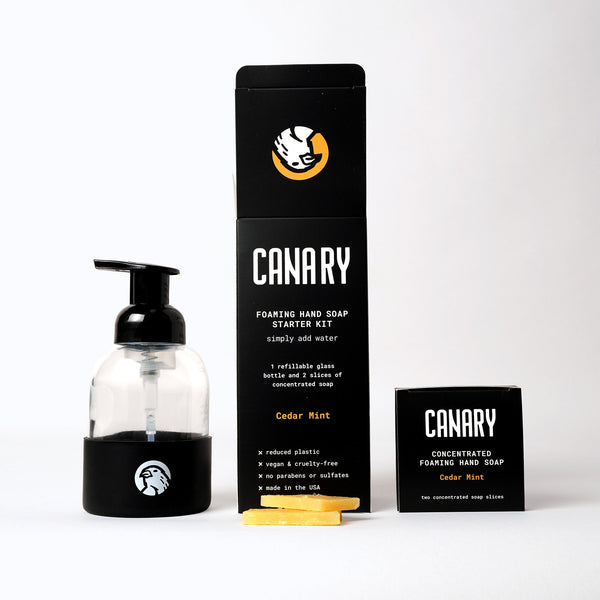 Hand Soap Starter Kit - Bottle & 2 Soap Slices