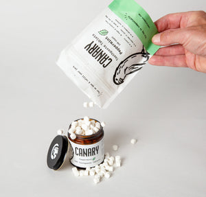 4 Pack Sampler of Canary Toothpaste Tablets