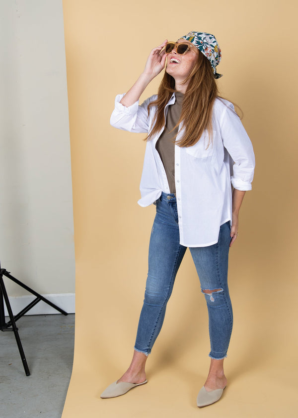 Good Boyfriend Shirt - Classic White