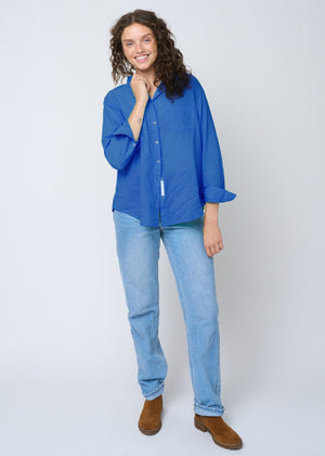 Good Boyfriend Shirt - Cobalt