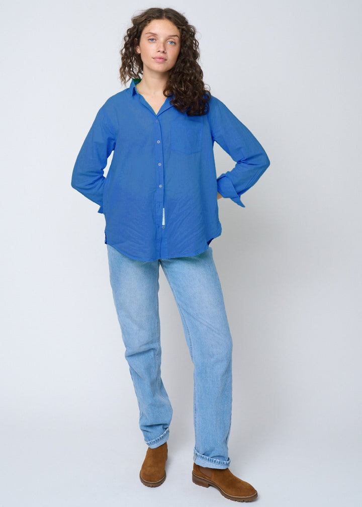 Good Boyfriend Shirt - Cobalt