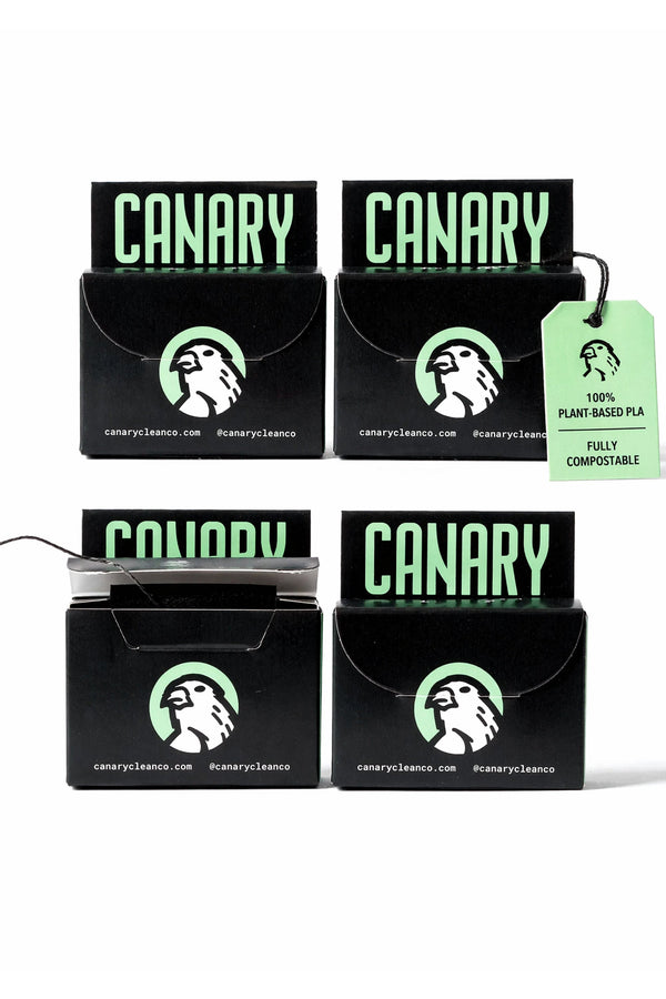 Dental Floss - Charcoal Mint - Plastic-Free and Vegan