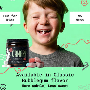 Bubble Gum Toothpaste Tablets
