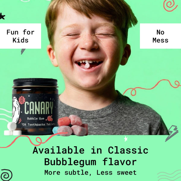 Bubble Gum Toothpaste Tablets