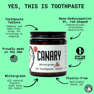 Wintergreen Toothpaste Tablets
