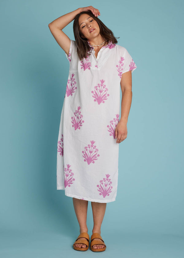 Scout Caftan - Cameo Floral Dahlia