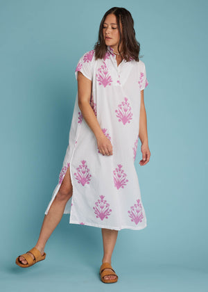 Scout Caftan - Cameo Floral Dahlia