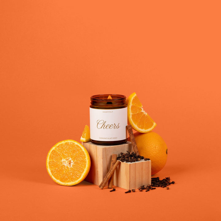 Cheers! Congratulations Jar Candle