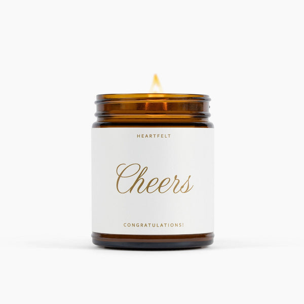 Cheers! Congratulations Jar Candle