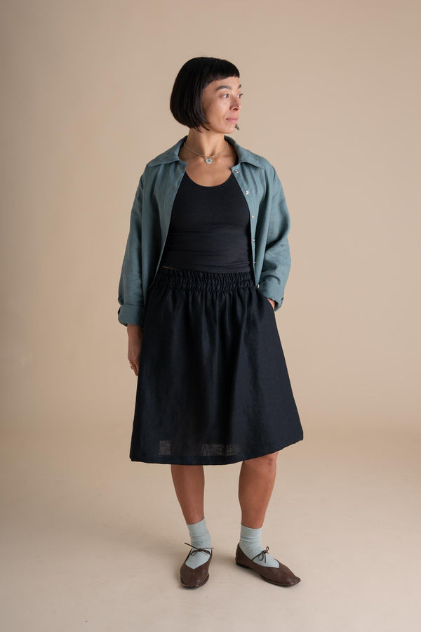Afternoon Skirt (Updated) in Black