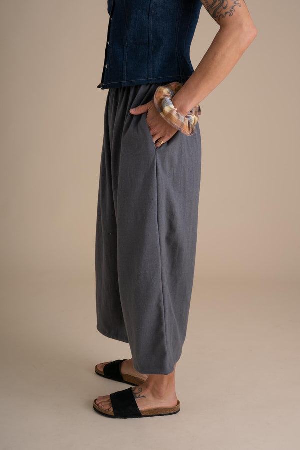 Weekend Pants (Updated) in Concrete