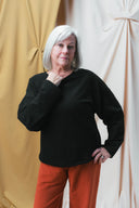 Christine Top in Licorice