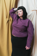 Christine Top in Plum