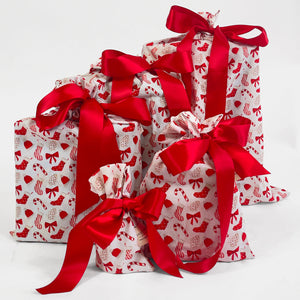 Christmas Cookies and Candy (Reusable Gift Bag Set)