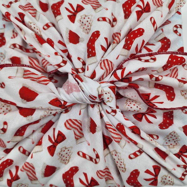 Christmas Cookies and Candy (4 Furoshiki Gift Wraps)