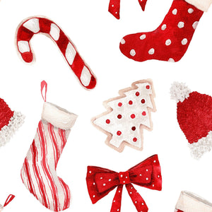 Christmas Cookies and Candy (4 Furoshiki Gift Wraps)