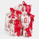 Christmas Cottages (Reusable Gift Bag Set)