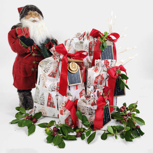 Christmas Cottages (Reusable Gift Bag Set)
