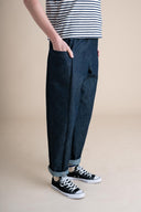Cinema Pants in Cone Denim